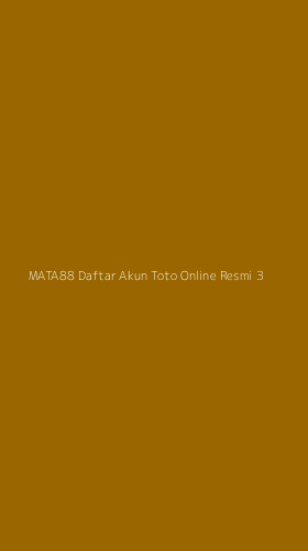 Tampilan Antarmuka Aplikasi Mata88 Daftar Akun Toto Online Resmi - 3