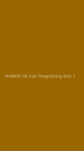 Tampilan Antarmuka Aplikasi Mawar138 Alat Pengembang Web - 1