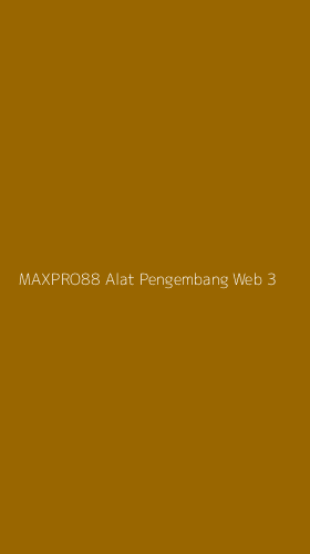 Tampilan Antarmuka Aplikasi Maxpro88 Alat Pengembang Web - 3