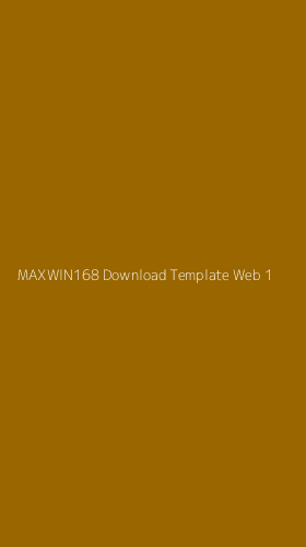 Tampilan Antarmuka Aplikasi Maxwin168 Download Template Web - 1