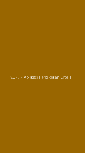 Tampilan Antarmuka Aplikasi Me777 Aplikasi Pendidikan Lite - 1