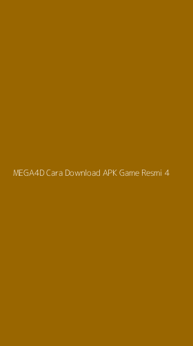 Tampilan Antarmuka Aplikasi Mega4d Cara Download Apk Game Resmi - 4