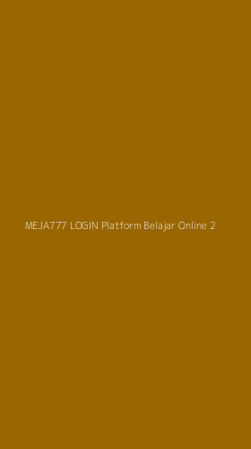Tampilan Antarmuka Aplikasi Meja777 Login Platform Belajar Online - 2