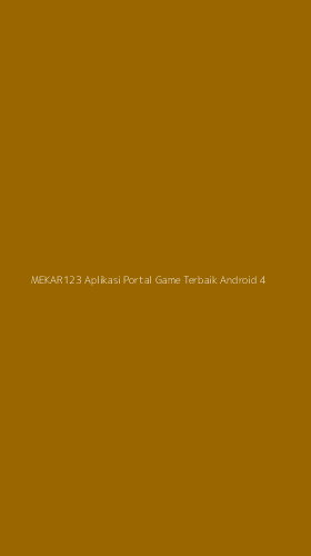 Tampilan Antarmuka Aplikasi Mekar123 Aplikasi Portal Game Terbaik Android - 4