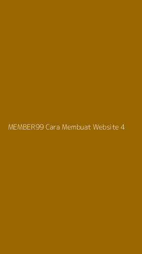 Tampilan Antarmuka Aplikasi Member99 Cara Membuat Website - 4