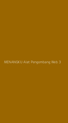 Tampilan Antarmuka Aplikasi Menangku Alat Pengembang Web - 3