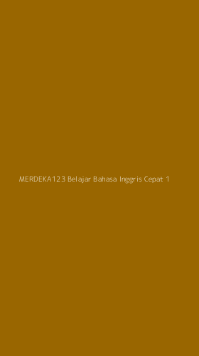 Tampilan Antarmuka Aplikasi Merdeka123 Belajar Bahasa Inggris Cepat - 1