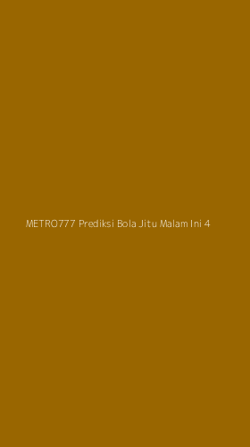 Tampilan Antarmuka Aplikasi Metro777 Prediksi Bola Jitu Malam Ini - 4
