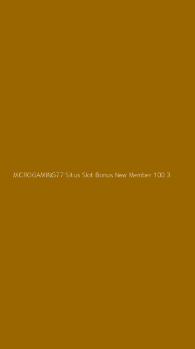 Tampilan Antarmuka Aplikasi Microgaming77 Situs Slot Bonus New Member 100 - 3