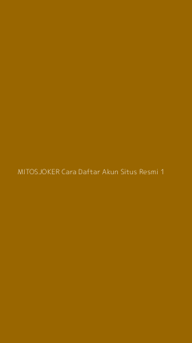 Tampilan Antarmuka Aplikasi Mitosjoker Cara Daftar Akun Situs Resmi - 1