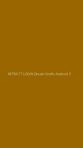 Tampilan Antarmuka Aplikasi Mitra77 Login Desain Grafis Android - 3