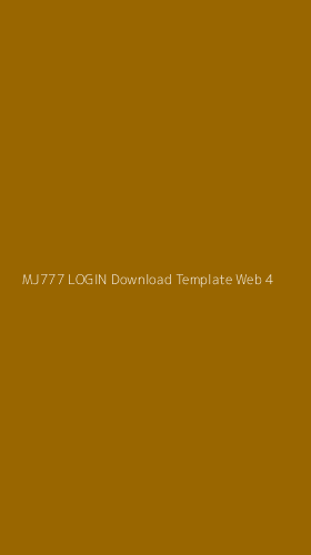Tampilan Antarmuka Aplikasi Mj777 Login Download Template Web - 4