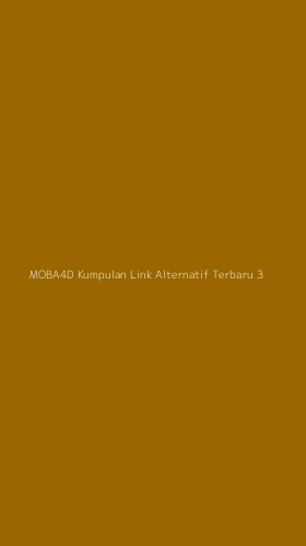 Tampilan Antarmuka Aplikasi Moba4d Kumpulan Link Alternatif Terbaru - 3