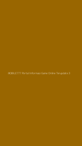 Tampilan Antarmuka Aplikasi Mobile777 Portal Informasi Game Online Terupdate - 3