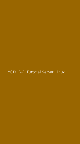 Tampilan Antarmuka Aplikasi Modus4d Tutorial Server Linux - 1