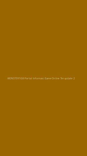 Tampilan Antarmuka Aplikasi Monster168 Portal Informasi Game Online Terupdate - 2