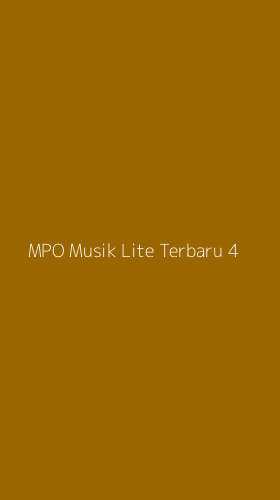 Tampilan Antarmuka Aplikasi Mpo Musik Lite Terbaru - 4