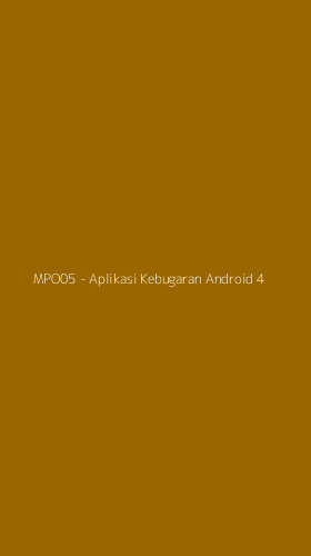 Tampilan Antarmuka Aplikasi MPO05 - Aplikasi Kebugaran Android - 4
