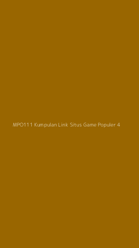 Tampilan Antarmuka Aplikasi Mpo111 Kumpulan Link Situs Game Populer - 4