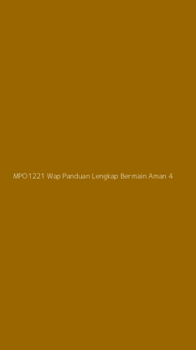 Tampilan Antarmuka Aplikasi Mpo1221 Wap Panduan Lengkap Bermain Aman - 4