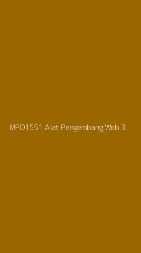 Tampilan Antarmuka Aplikasi Mpo1551 Alat Pengembang Web - 3