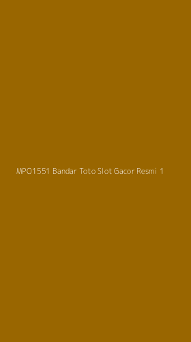 Tampilan Antarmuka Aplikasi Mpo1551 Bandar Toto Slot Gacor Resmi - 1