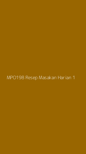 Tampilan Antarmuka Aplikasi Mpo198 Resep Masakan Harian - 1