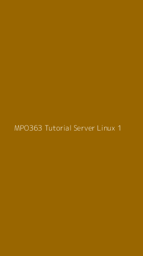 Tampilan Antarmuka Aplikasi Mpo363 Tutorial Server Linux - 1