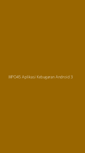 Tampilan Antarmuka Aplikasi Mpo45 Aplikasi Kebugaran Android - 3