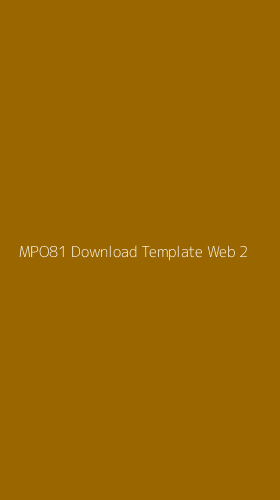 Tampilan Antarmuka Aplikasi Mpo81 Download Template Web - 2