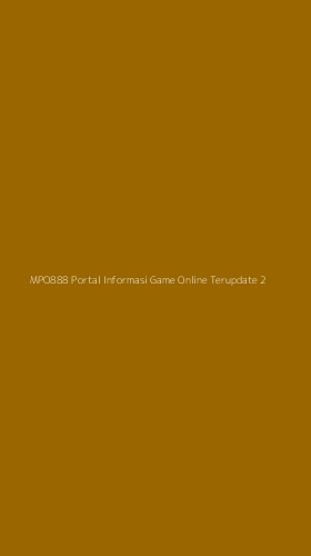 Tampilan Antarmuka Aplikasi Mpo888 Portal Informasi Game Online Terupdate - 2