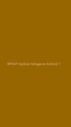 Tampilan Antarmuka Aplikasi Mpoapi Aplikasi Kebugaran Android - 1