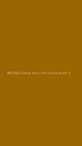 Tampilan Antarmuka Aplikasi Mpored Daftar Akun Toto Online Resmi - 3