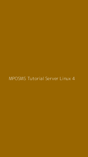 Tampilan Antarmuka Aplikasi Mposms Tutorial Server Linux - 4