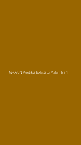 Tampilan Antarmuka Aplikasi Mposun Prediksi Bola Jitu Malam Ini - 1