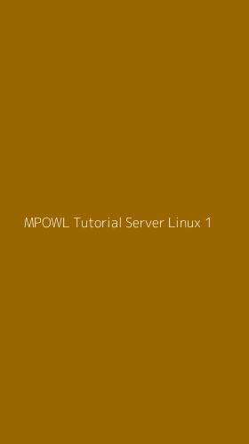Tampilan Antarmuka Aplikasi Mpowl Tutorial Server Linux - 1