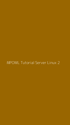Tampilan Antarmuka Aplikasi Mpowl Tutorial Server Linux - 2