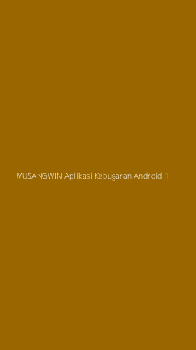 Tampilan Antarmuka Aplikasi Musangwin Aplikasi Kebugaran Android - 1