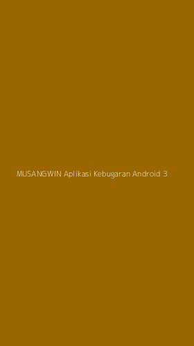 Tampilan Antarmuka Aplikasi Musangwin Aplikasi Kebugaran Android - 3