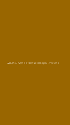 Tampilan Antarmuka Aplikasi Musik4d Agen Slot Bonus Rollingan Terbesar - 1