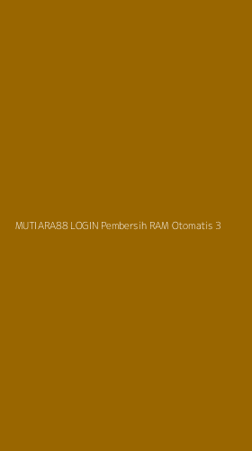 Tampilan Antarmuka Aplikasi Mutiara88 Login Pembersih Ram Otomatis - 3