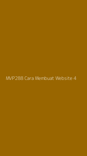 Tampilan Antarmuka Aplikasi Mvp288 Cara Membuat Website - 4