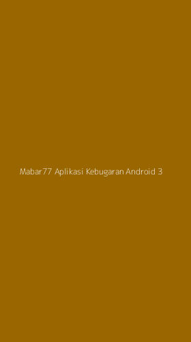 Tampilan Antarmuka Aplikasi Mabar77 Aplikasi Kebugaran Android - 3