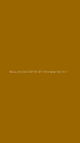 Tampilan Antarmuka Aplikasi Macau Jitu Data Sgp Hk Sdy Terlengkap Hari Ini - 1