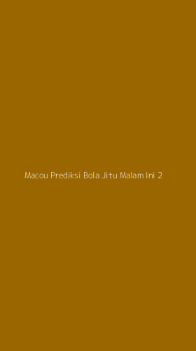Tampilan Antarmuka Aplikasi Macou Prediksi Bola Jitu Malam Ini - 2