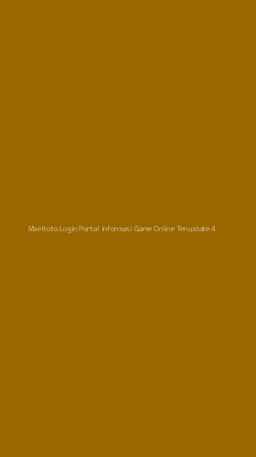 Tampilan Antarmuka Aplikasi Maeltoto Login Portal Informasi Game Online Terupdate - 4