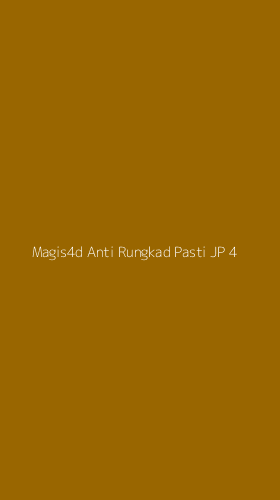 Tampilan Antarmuka Aplikasi Magis4d Anti Rungkad Pasti Jp - 4
