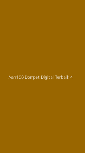 Tampilan Antarmuka Aplikasi Mah168 Dompet Digital Terbaik - 4