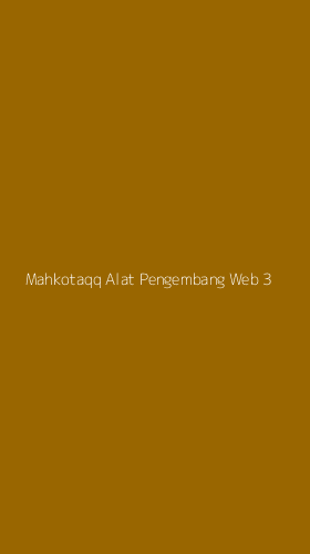 Tampilan Antarmuka Aplikasi Mahkotaqq Alat Pengembang Web - 3