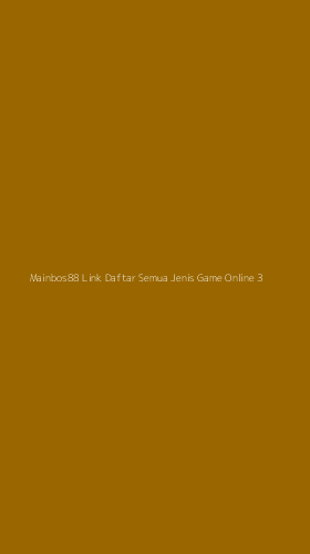 Tampilan Antarmuka Aplikasi Mainbos88 Link Daftar Semua Jenis Game Online - 3
